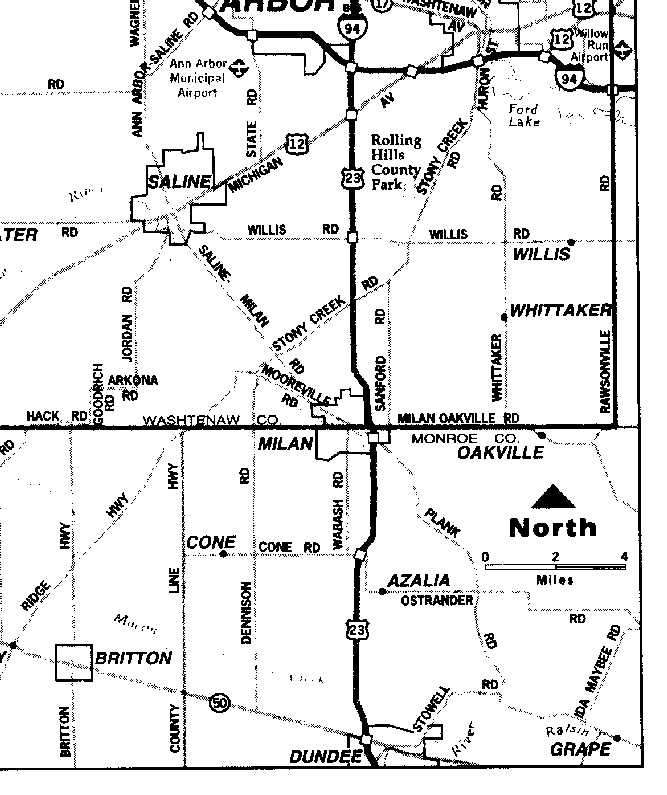Ann Arbor/Washtenaw County area - 4th quadrant