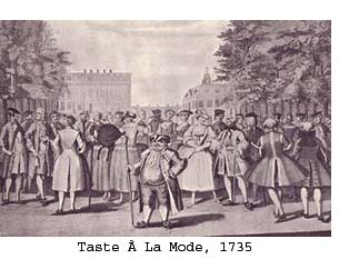 Taste � La Mode, 1735 by Boitard