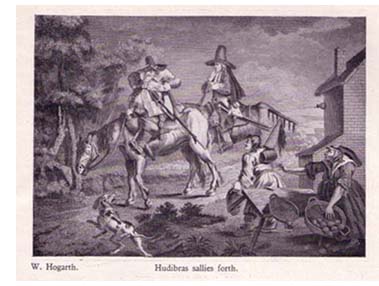 Hudibras Sallies Forth by Hogarth