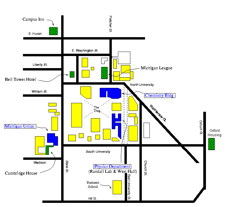 2001: A Spacetime Odyssey - campus map