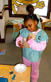 Childs playing vet