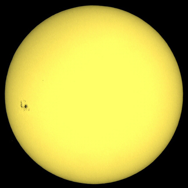 Sunspots on Saturday Sept 10th, 2005
