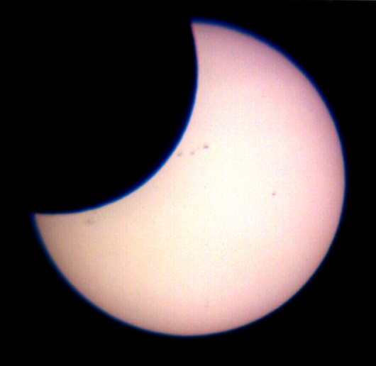 Partial Solar Eclipse of December 25, 2000