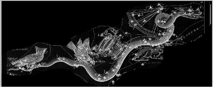 The Constellations of Hydra, Corvus and Crater
