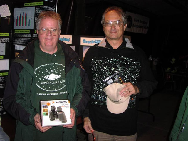 Norb Vance and Jack Brisbin, Raffle Winners