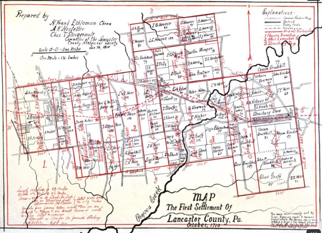 Pequea Map