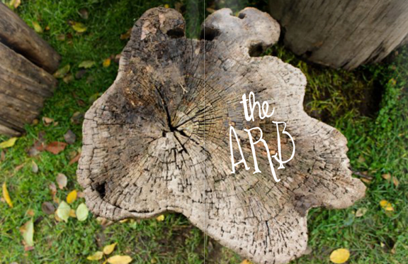 Tree Stump Writing Frame Glimpse Ann Arbor | Hand Lettering