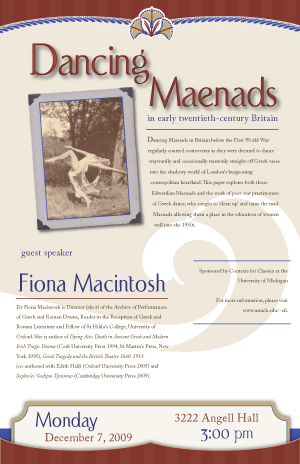 Dancing Maenads Poster