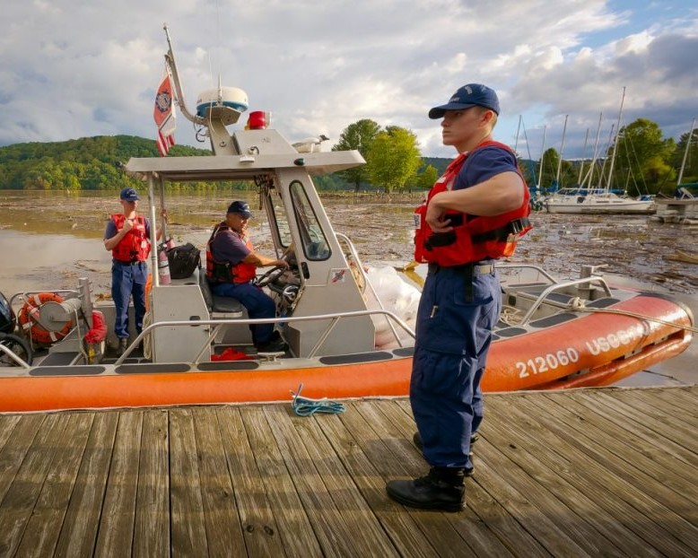 Coast Guard Auxiliary response boat