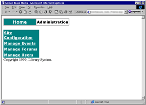 Admin Options