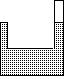 Diagram illustrating volume charge, showing a container partially filled with a shaded substance and an open section at the top.