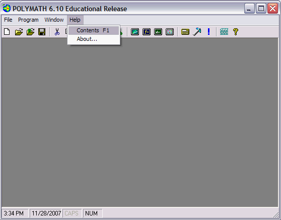 Graphing in Polymath™ 5.1
