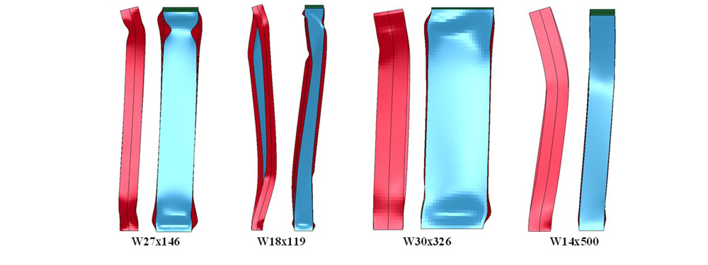 Seismic Response of Deep Steel Column