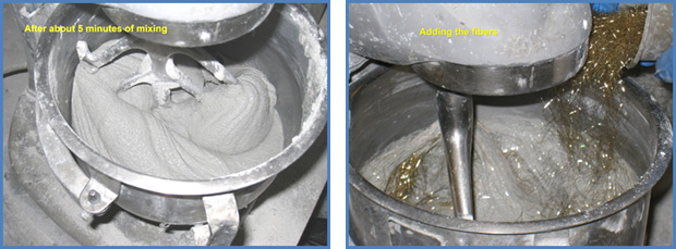 Figure 1: Mixing of UM UHPC. Figure 1: Mixing of UM UHPC.