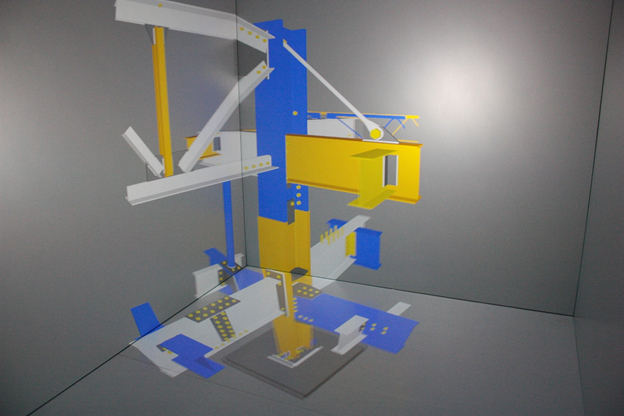 Figure 3: Virtual model of steel sculpture. Figure 3: Virtual model of steel sculpture.