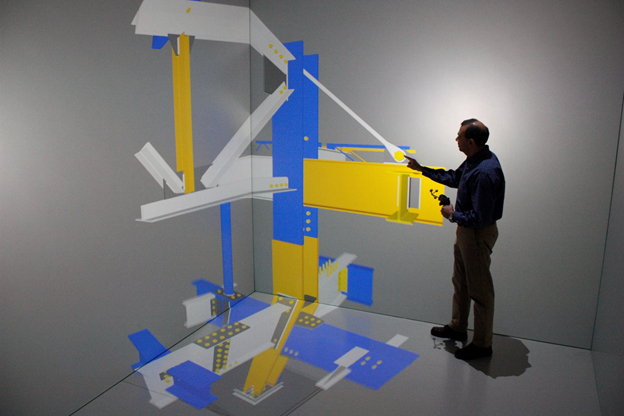 Figure 4: 3-D sculpture in use. Figure 4: 3-D sculpture in use.