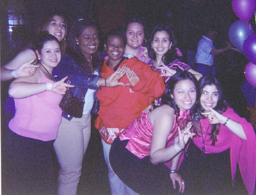 Pictures with other Greek Organizations from the University of Michigan