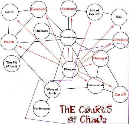 Map of the 
Courts of Chaos