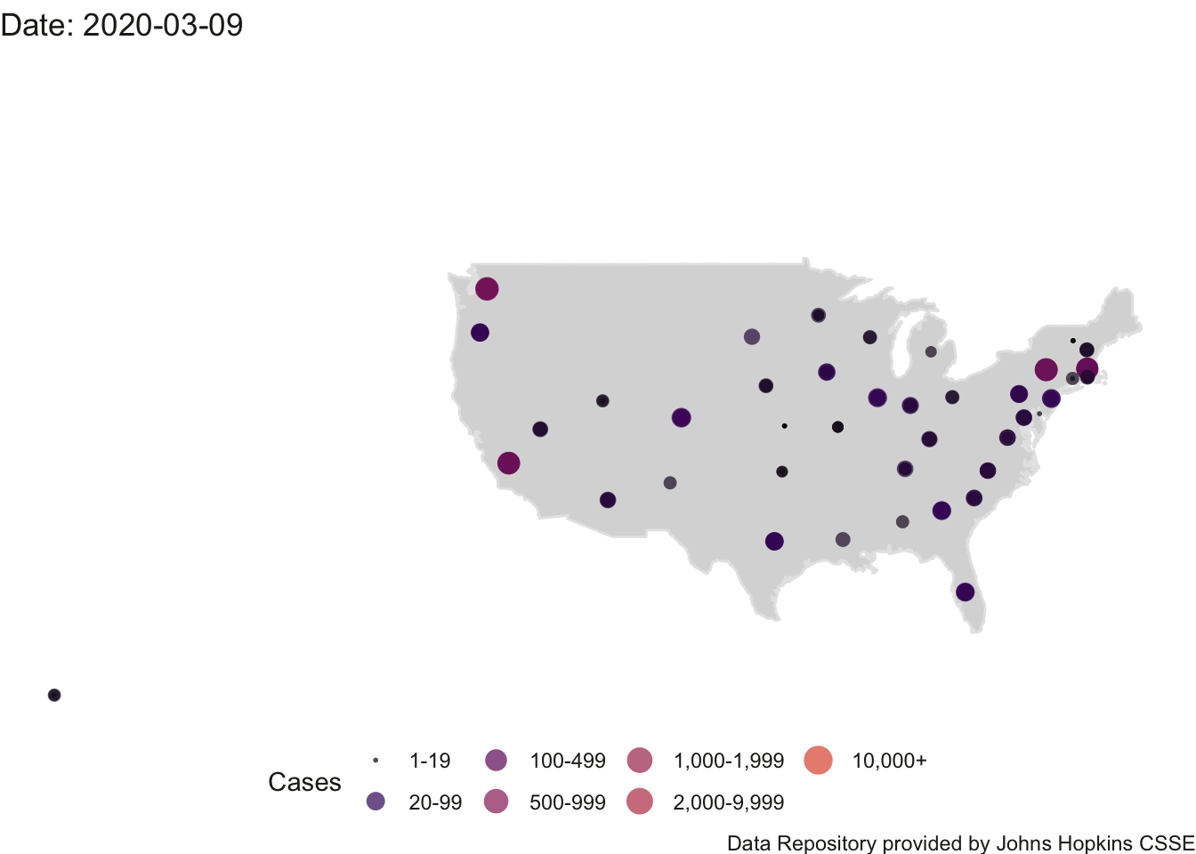 US Count of Positive Cases
