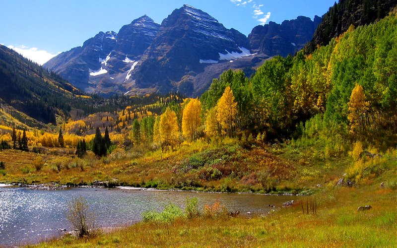 the maroon bells