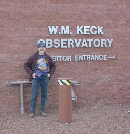 Mark and the Keck Telescope