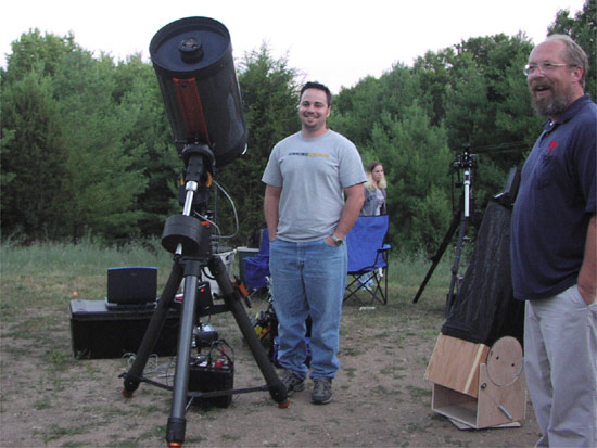Michael Fisher and his Celestron C14
