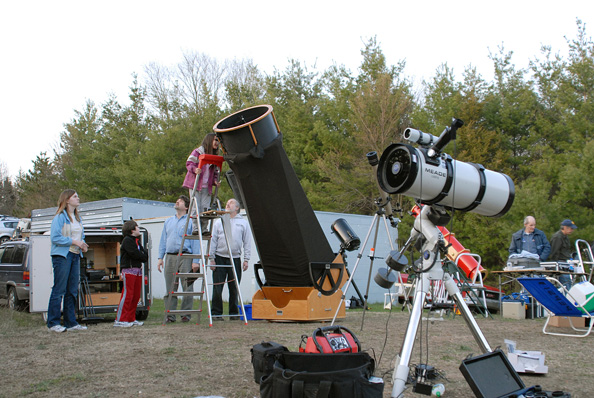 Visitors at an open house