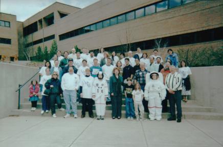 Participants in the April 1999 Great Space Adventures Day