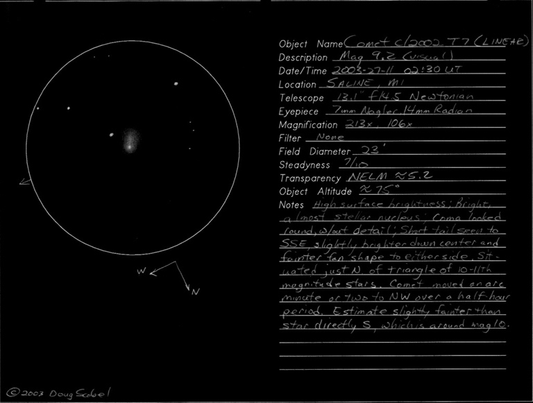 Comet Linear C/2002 T7