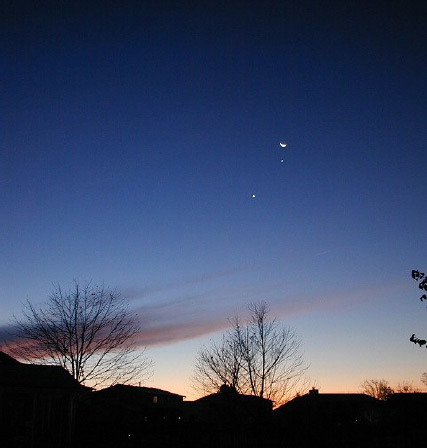 Conjunction of Venus, Jupiter, and the Moon #2