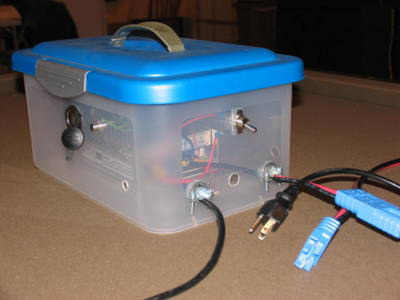 Power Supply Enclosure and Connections