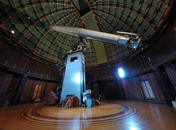 Lick Observatory Dome Scope and Floor