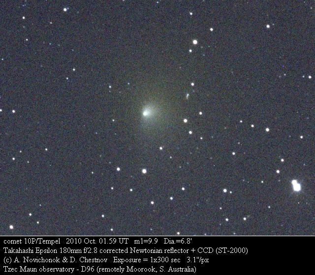 Comet 10P Temple 2