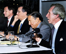 "Whither the News?" panelists photo