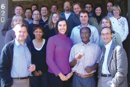 Members of the Class of ’06 returned to celebrate with their former Fellow, Rwandan journalist Thomas Kamilindi ’06, along with lawyers and other supporters Members of the Class of ’06 returned to celebrate with their former Fellow, Rwandan journalist Thomas Kamilindi ’06, along with lawyers and other supporters