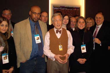 New York City: KWF ’08 meets with Matt Winkler (center) at Bloomberg’s new offices. New York City: KWF ’08 meets with Matt Winkler (center) at Bloomberg’s new offices.