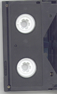 Backside of a Beta Videocassette