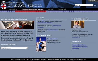 Before: Brown University Grad School