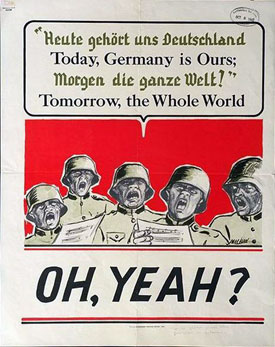 U.S. anti-German propaganda poster